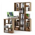 миниатюра Стеллаж Феликс-3 + стол Феликс-5-Дуб-сонома №1