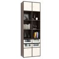 миниатюра Стеллаж Прайм-62-3 венге / дуб молочный №1