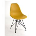 миниатюра Стул с металлическим основанием РР-638-А BK-ML (YELLOW 11/металл Чёрный) №1