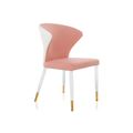 миниатюра Стул Darcy white / pink №1