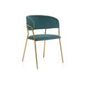 миниатюра Стул Kamelia green / gold №1