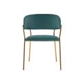 миниатюра Стул Kamelia green / gold №7