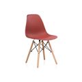 миниатюра Стул деревянный Eames PC-015 bordeaux №1