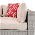 миниатюра Плетеный модульный диван YR822BgB Grey/Beige №4