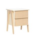 миниатюра Тумбочка "Сканди" 2 ящ. (Натуральное дерево/дуб шампань) №1