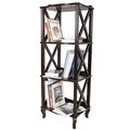 миниатюра Этажерка-стеллаж "Джульетта"-3 (орех) Вис №1