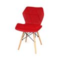 миниатюра Стул S-879MT (RED B-1016) velvet №1
