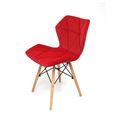 миниатюра Стул S-879MT (RED B-1016) velvet №2