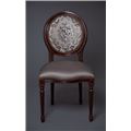 миниатюра Стул "Милорд-15" (Темный орех+патина / ткань Luiza Mocco) №4