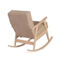 миниатюра Кресло-качалка РЕТРО (беленый дуб / 03 - бежевый) №3
