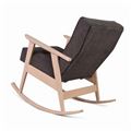 миниатюра Кресло-качалка РЕТРО (беленый дуб / 05 - коричневый) №3