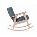миниатюра Кресло-качалка РЕТРО (беленый дуб / 09 - бирюзовый) №2