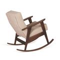 миниатюра Кресло-качалка РЕТРО (темный тон / 03 - бежевый) №2