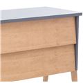миниатюра Комод Сканди 2 ящ Натуральное дерево/серый ясень №4