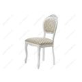 миниатюра Стул деревянный Лауро патина серебро / бежевый №5