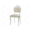 миниатюра Стул деревянный Лауро патина серебро / бежевый №6