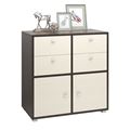 миниатюра Комод Прайм-22-3 венге / дуб молочный №1