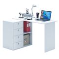 миниатюра Компьютерный стол Прайм-46 белый №1