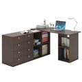 миниатюра Угловой стол Прайм-81 венге №1