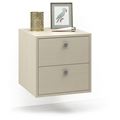 миниатюра Тумба прикроватная Прайм-11-1 подвесная / напольная дуб молочный №2