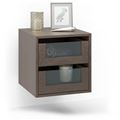 миниатюра Тумба прикроватная Прайм-11-3 подвесная / напольная венге №2