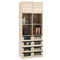 миниатюра Стеллаж Прайм-52-4 дуб сонома №1