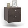 миниатюра Тумба прикроватная Прайм-11-1 подвесная / напольная венге №1