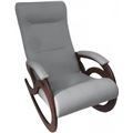 миниатюра Кресло качалка Венера/Темный орех/Серый БИНГО 25 №1