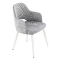 миниатюра Стул Абсент/Металл Белый муар/ТканьДиджитал силвер №1