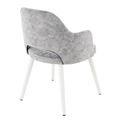 миниатюра Стул Абсент/Металл Белый муар/ТканьДиджитал силвер №3