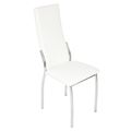 миниатюра Стул Асти 2/Металл Хром/ЭкокожаАврора вайт №1