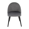 миниатюра Стул Белиз/Металл Черный муар/ТканьMonolit Grey №2