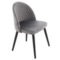 миниатюра Стул Белиз/Металл Черный муар/ТканьMonolit Grey №1