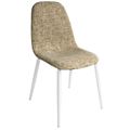миниатюра Стул Дольче СМ 23/1-02/Металл RAL 9016 белый/ТканьArta-101мол шоколад №1