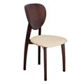 миниатюра Стул Модерн/Массив бука Венге коричневый/ТканьБежевый №1