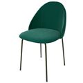 миниатюра Стул Монти СМ 22/Металл Черный муар/Ткань, велюрVelutto 33Изумруд №2