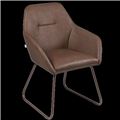 миниатюра Стул Ортон /Металл Шоколад RAL 8017 М /КожзамKansas 309 №1