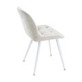 миниатюра Стул Прованс/Металл Белый/ВелюрЛама 01, Нитро вайт №4