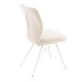 миниатюра Стул Риоха/Металл, Паук 2 Белый муар/Велюр Нео 2 №5