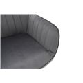 миниатюра Стул Роан/Металл Черный матовый Муар/ВелюрМонолит грей №10