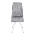 миниатюра Стул Сильвио/Металл Белый муар/ТканьДиджитал силвер №3