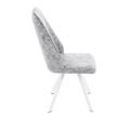 миниатюра Стул Сильвио/Металл Белый муар/ТканьДиджитал силвер №4