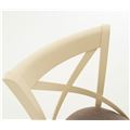 миниатюра Стул Соло Венский 2/Массив березы  Тон 10, Слоновая кость/Ткань, рогожка Браво Браун №4