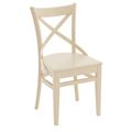 миниатюра Стул Соло Венский жёсткий/Массив березы  Тон 10, RAL 1015 Слоновая кость/Слоновая кость №1