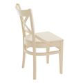миниатюра Стул Соло Венский жёсткий/Массив березы  Тон 10, RAL 1015 Слоновая кость/Слоновая кость №4