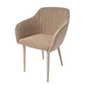 миниатюра Стул Шандон/Металл RAL 1019 серо-бежевый/Ткань, велюрVelutto 05, Бежевый нюд №2