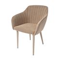 миниатюра Стул Шандон/Металл RAL 1019 серо-бежевый/Ткань, велюрVelutto 05, Бежевый нюд №3