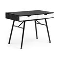 миниатюра Компьютерный стол Soho black grained / white №1