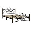 миниатюра Кровать Венера 1 /160*200/Металл/Черный/Шоколад/ №1