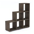 миниатюра Стеллаж Стильный  СС-1/108*30*109/Венге темный/ №1